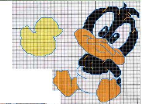 Schema punto croce Looney tunes5