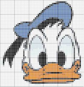 Schema punto croce Paperino(2)