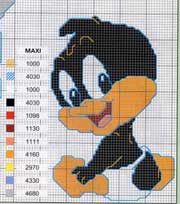 Schema punto croce looney tunes6