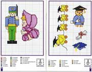 Schema punto croce soldato