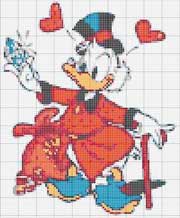 Schema punto croce zio paperone3