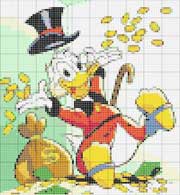 Schema punto croce zio paperone7