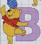 Schema punto croce Winnie B