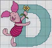 Schema punto croce Winnie D