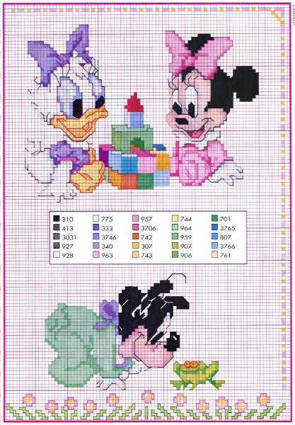 Schema punto croce Disney1