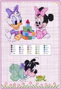 Schema punto croce Walt Disney