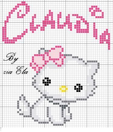 Schema punto croce Gattino2