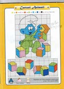 Schema punto croce Puffo che gioca