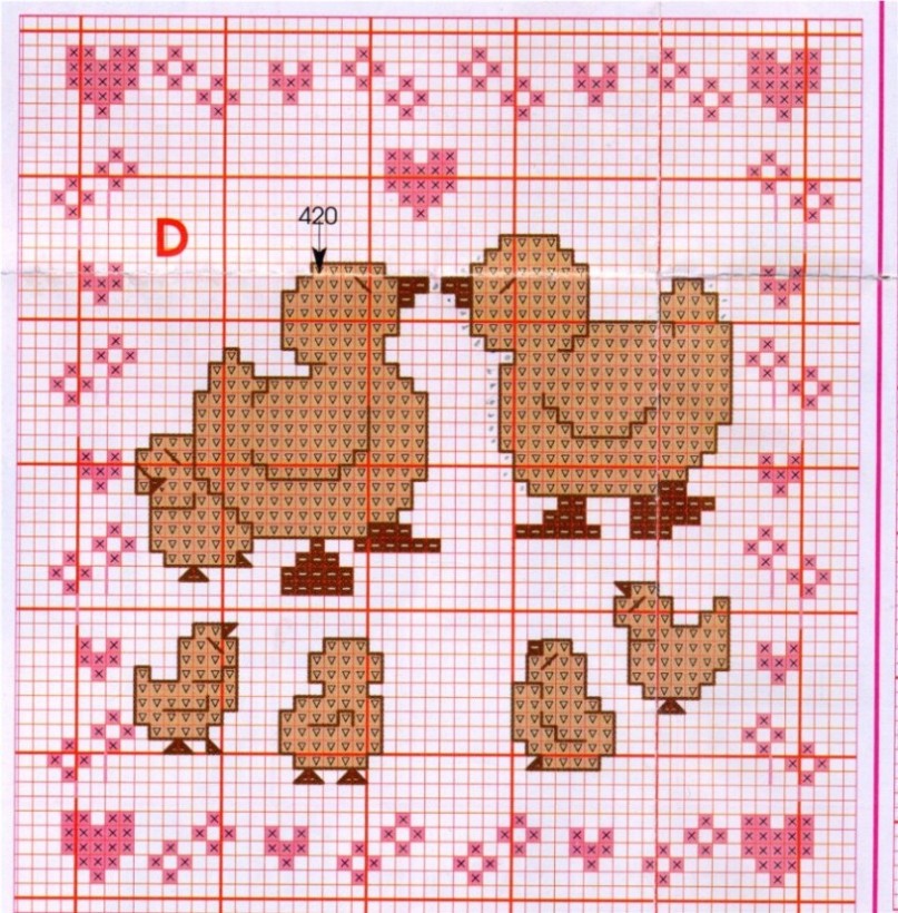 Schema punto croce Quadrato2