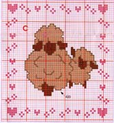 Schema punto croce Quadrato 4