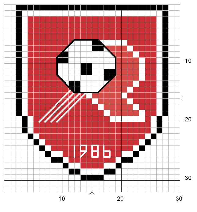 Schema punto croce Scudetto3