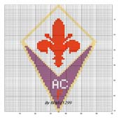 Schema punto croce Fiorentina