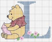 Schema punto croce Winnie the Pooh L