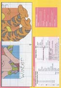 Schema punto croce Calendario Winnie the Pooh 2