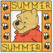 Schema punto croce Winnie Summer