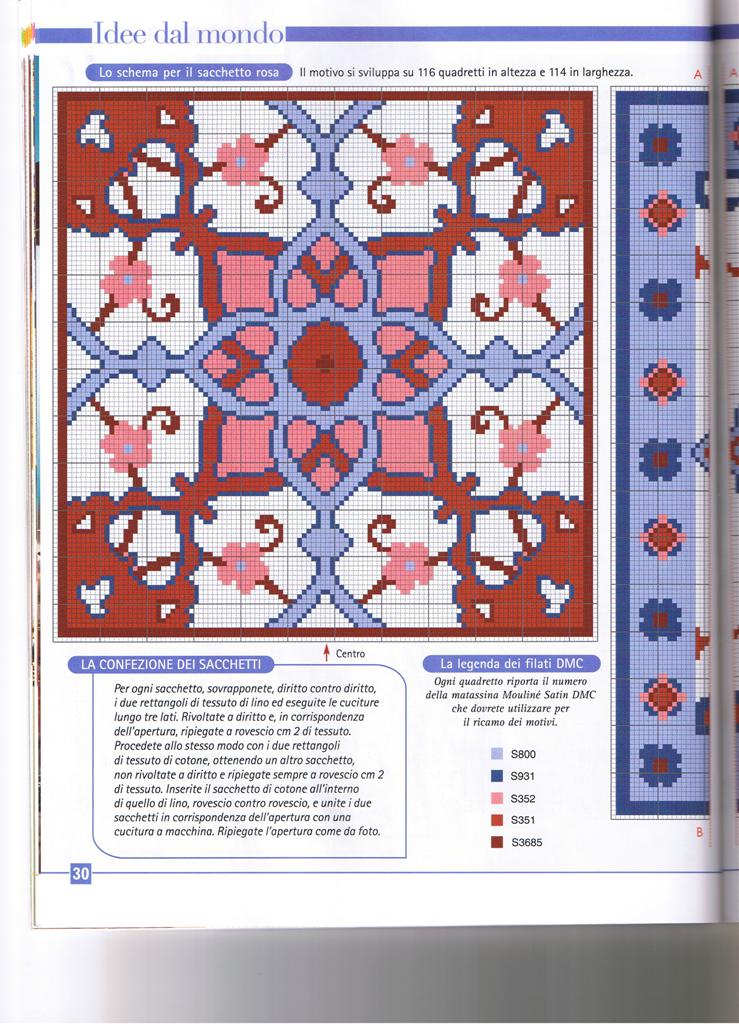 Schema punto croce Arazzo 3