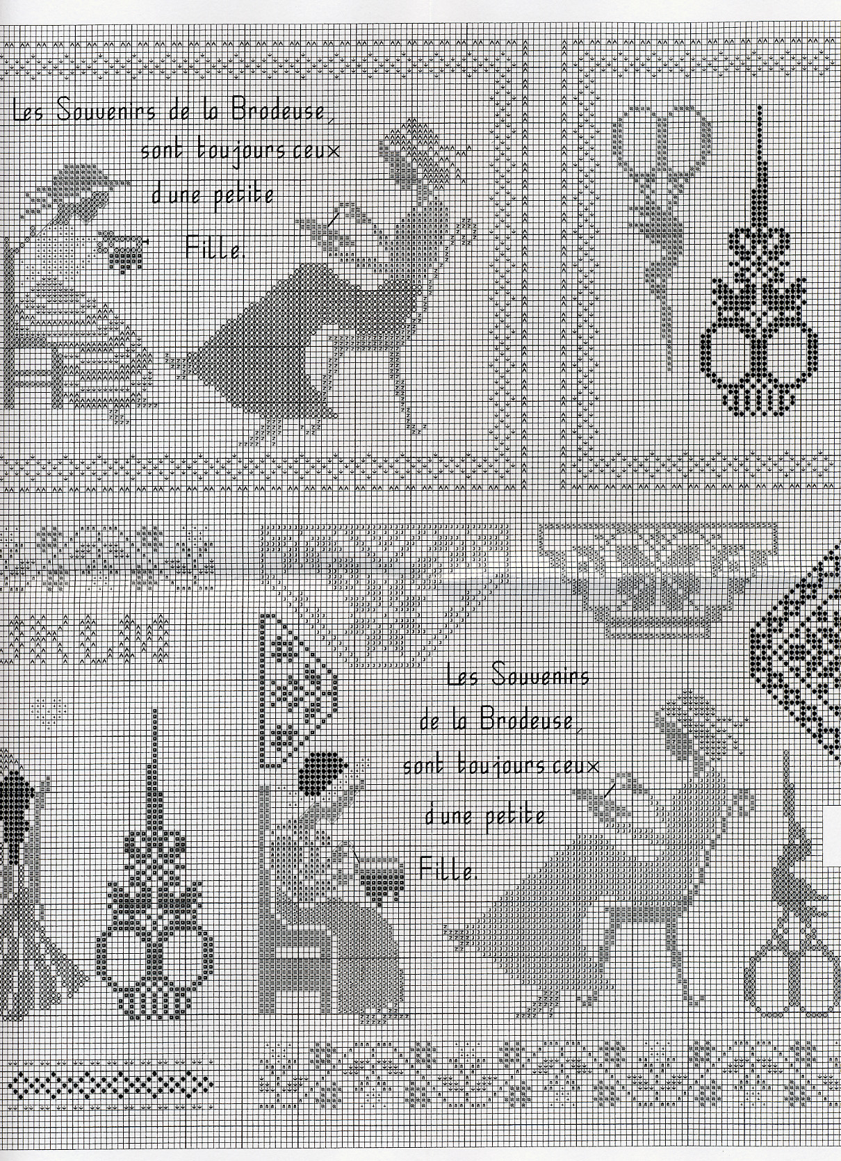 Schema punto croce Arte ricamo 7