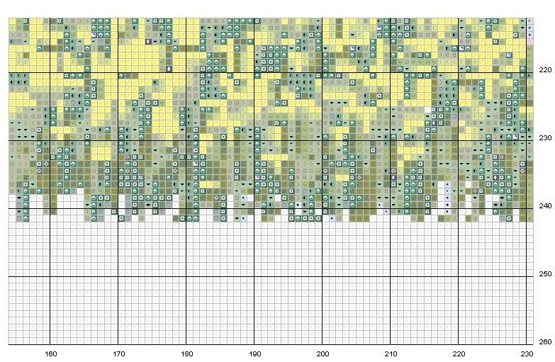Schema punto croce Cammina con gesu 9