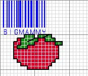 Schema punto croce Pomodoro