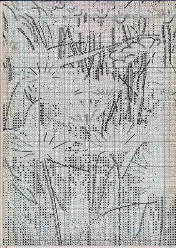 Schema punto croce Prato 9