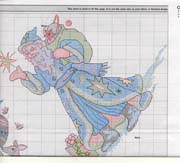 Schema punto croce Babbi-natale 3