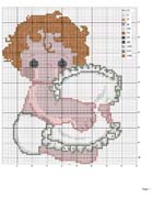 Schema punto croce Boys-baby