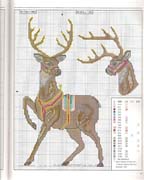 Schema punto croce Cervo-2