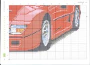 Schema punto croce Ferrari-2