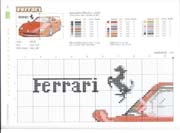 Schema punto croce Ferrari-4