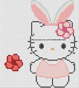 Schema punto croce Kitty-coniglietta