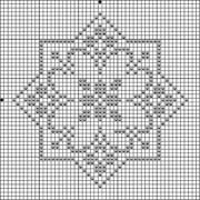 Schema punto croce Motivo Mandala-3