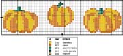 Schema punto croce Zucche