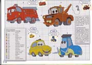 Schema punto croce cars3