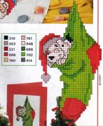 Schema punto croce dalmatas10