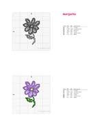 Schema punto croce flormalva 