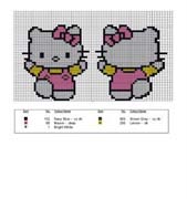 Schema punto croce hello kitty3