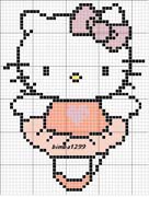 Schema punto croce kitty2