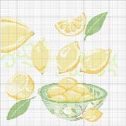 Schema punto croce limoni2