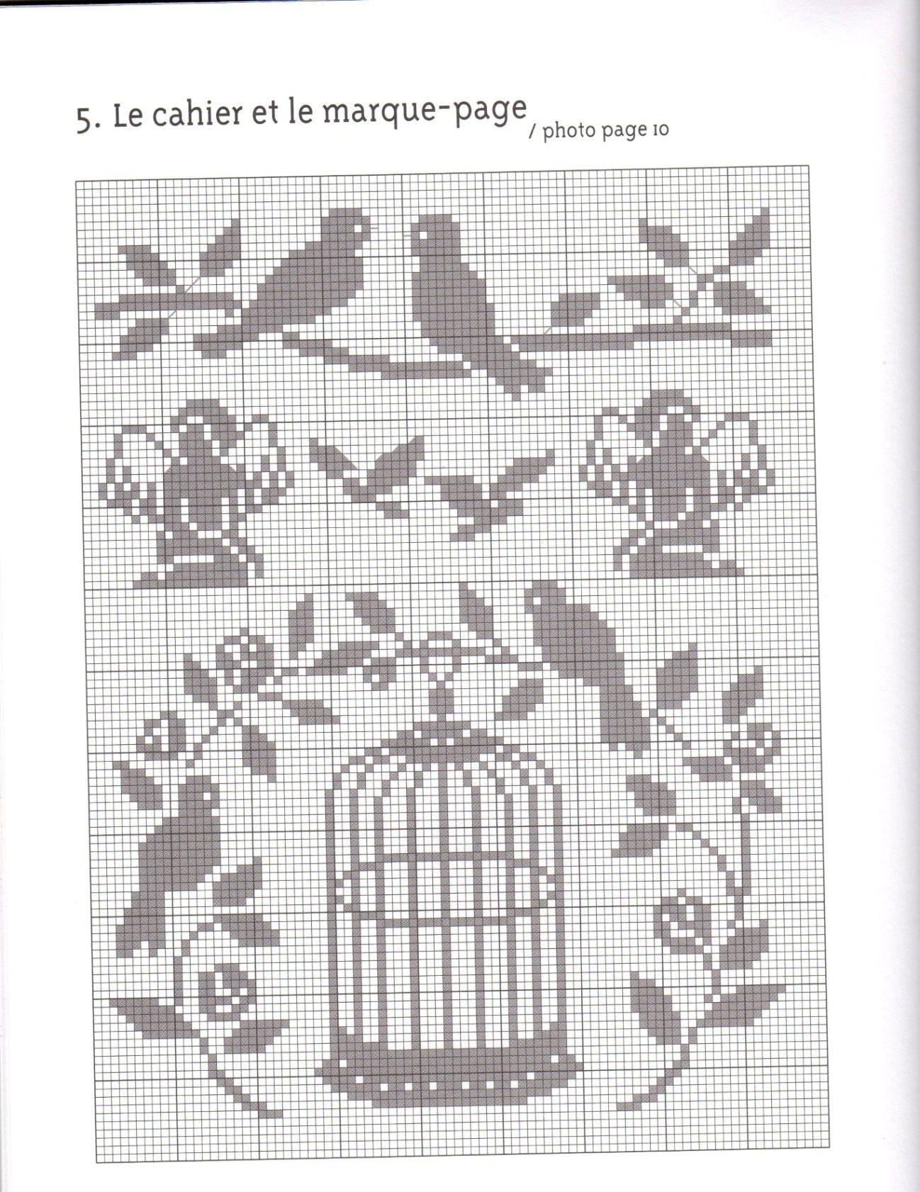 Schema punto croce Angeli colombe