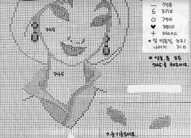 Schema punto croce Cuscino 3