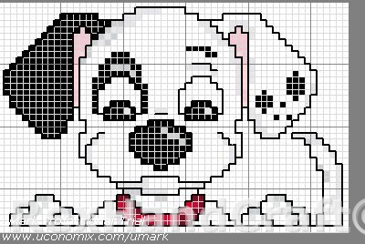 Schema punto croce Dalmata