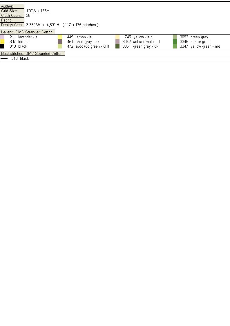 Schema punto croce Dama 6