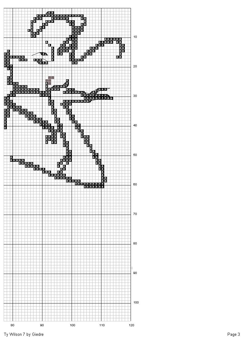 Schema punto croce Dama con fiori 4