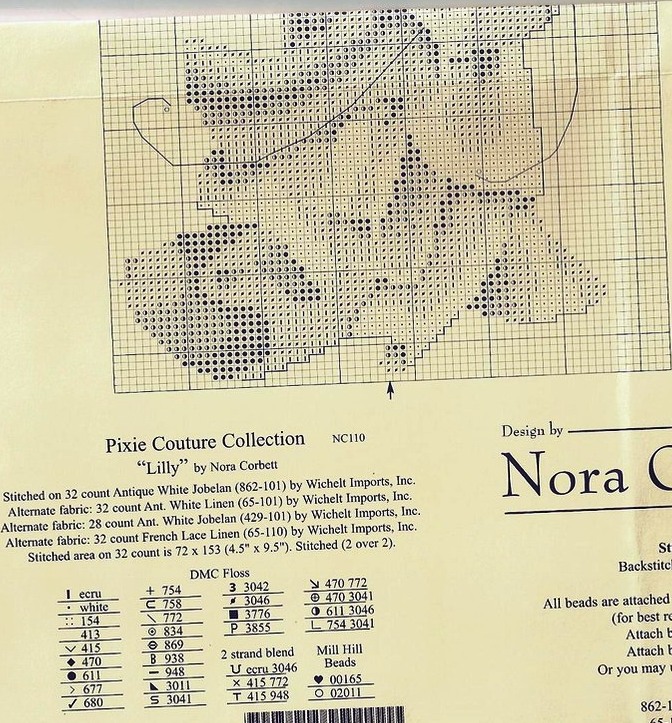 Schema punto croce Fatina fine 2