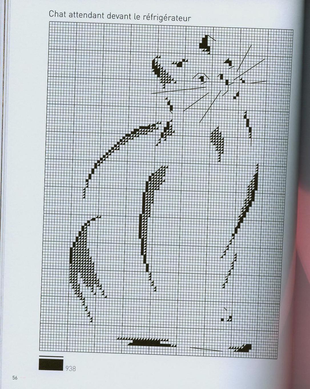 Schema punto croce Gatto 3