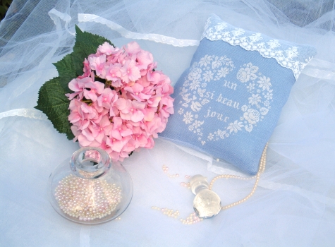 Schema punto croce Matrimonio 1