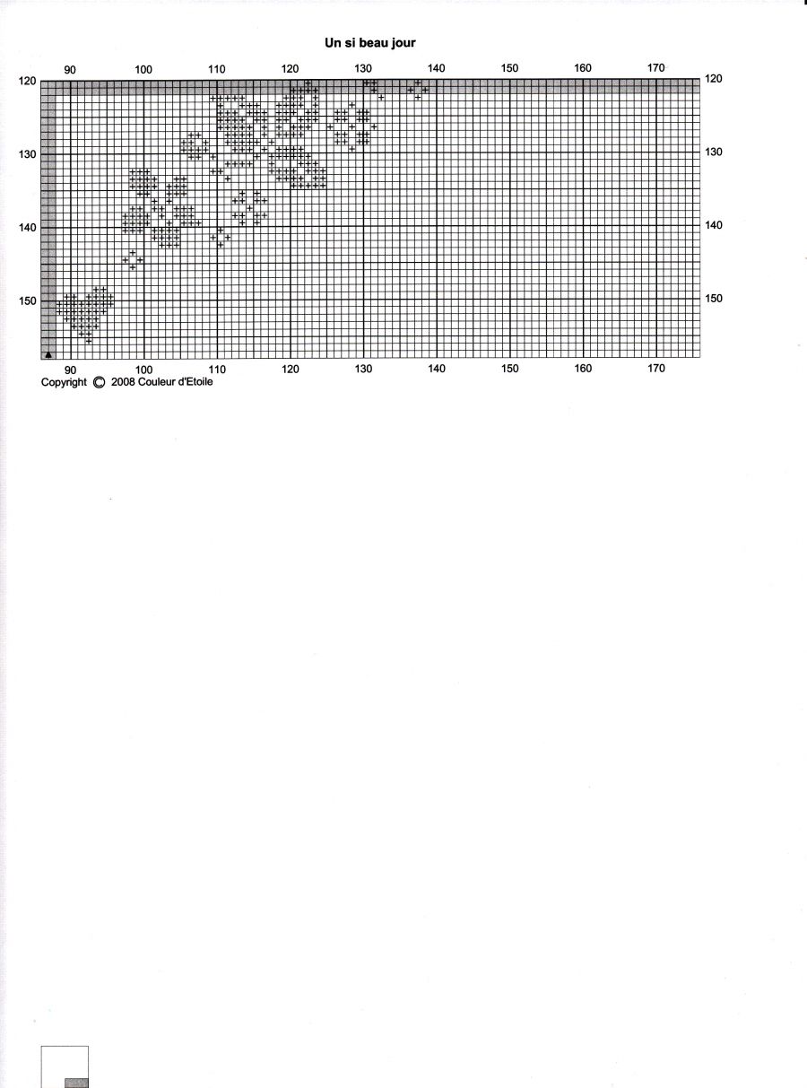 Schema punto croce Matrimonio 7