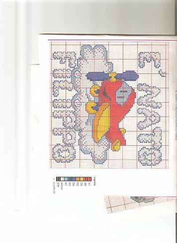 Schema punto croce Nascita filippo