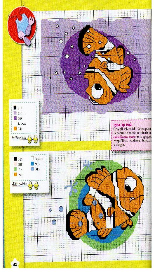 Schema punto croce Nemo 2