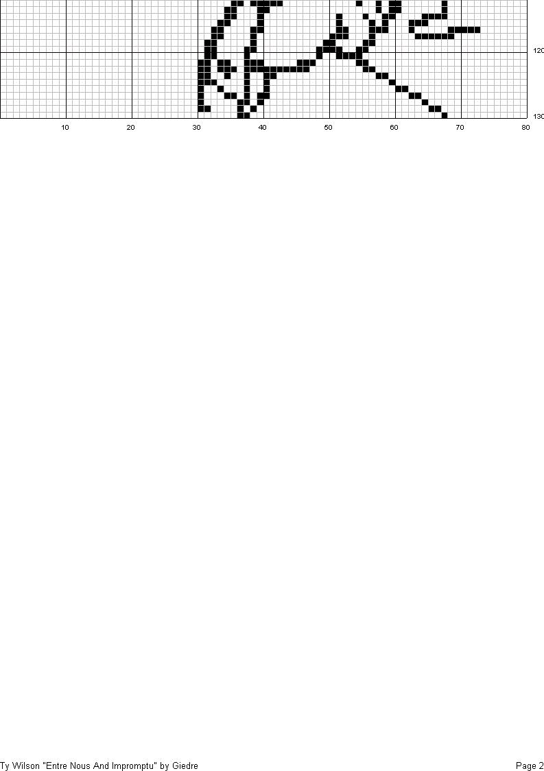 Schema punto croce Noi due 3